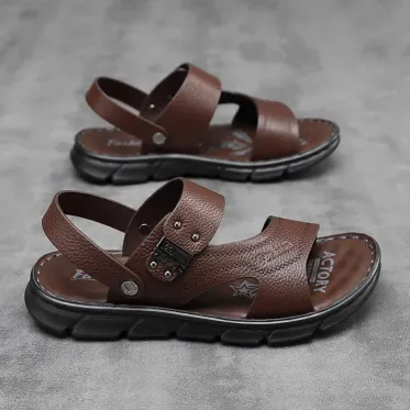 FOOT HEAVEN GENUINE LEATHER SANDALS